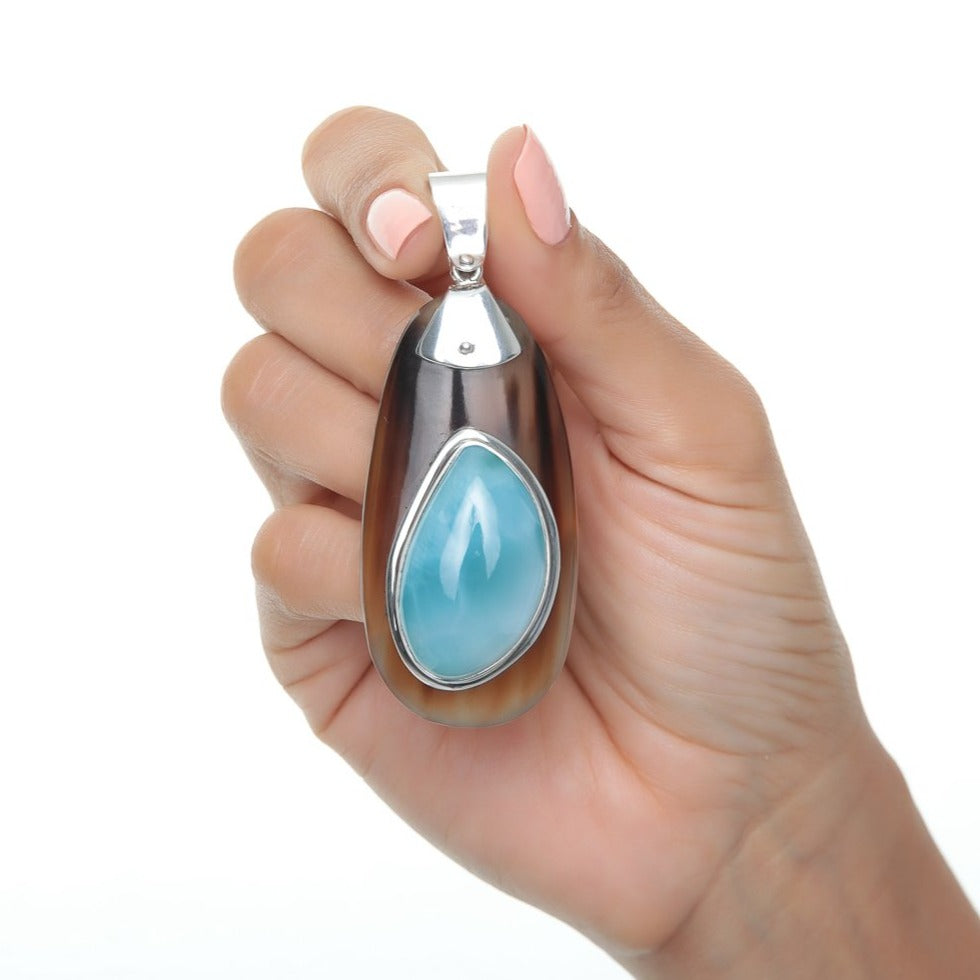 Cow horn Pendant