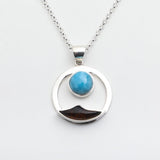 Larimar Amber Pendant Bahía