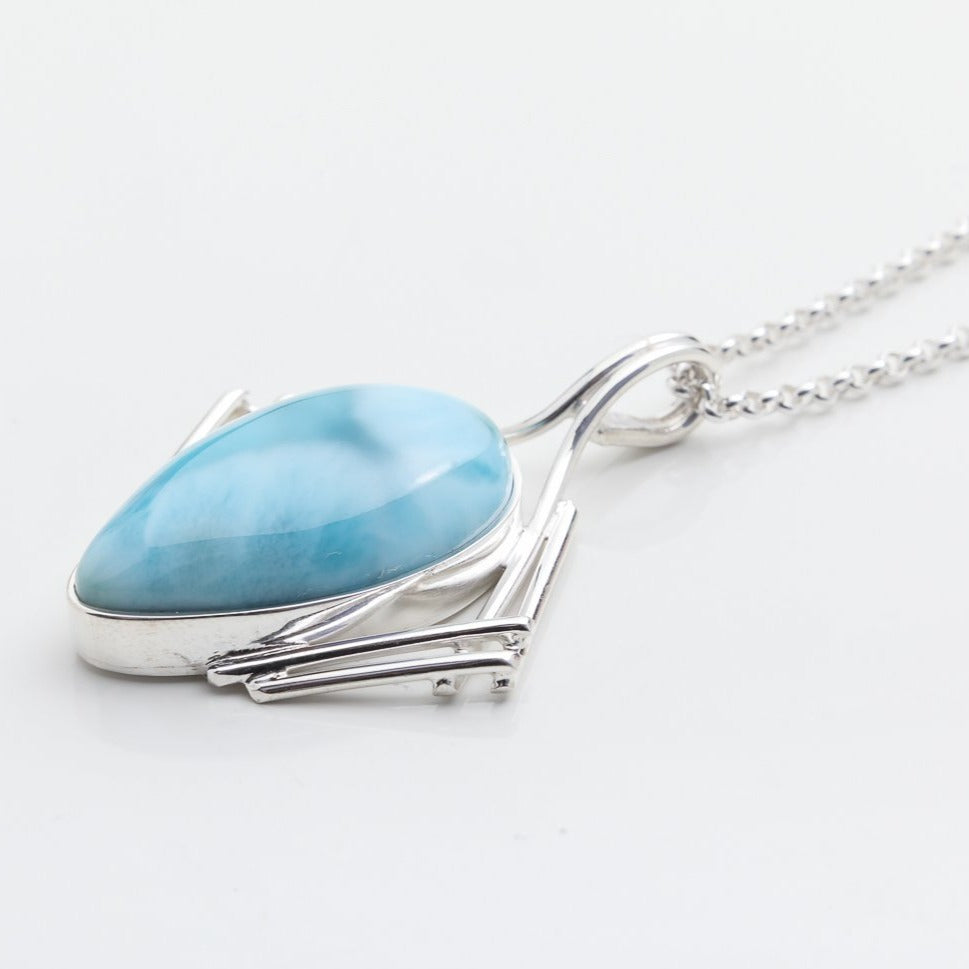 Larimar Pendant, Angela