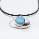 Larimar Amber Pendant, Isleña I