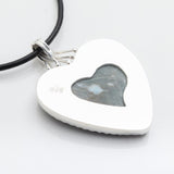 Larimar Heart Specimen Pendant, Philza
