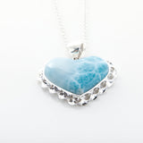 Larimar Heart Pendant, Tate