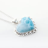 Larimar Heart Pendant, Tate