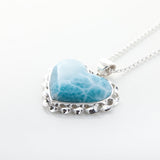 Larimar Heart Pendant, Tate