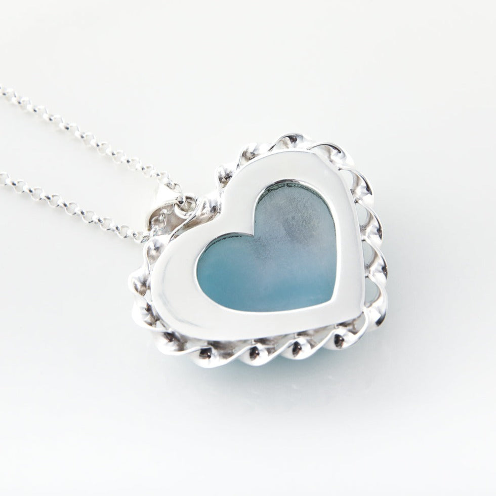 Larimar Heart Pendant, Tate
