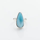 Larimar Teardrop Ring, Paz