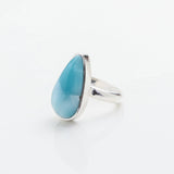 Larimar Teardrop Ring, Paz