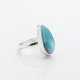 Larimar Teardrop Ring, Paz