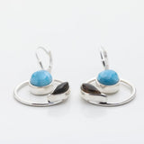 Larimar Amber Earrings Isleña