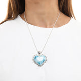 Larimar Heart Pendant, Verity