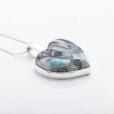 Heart Larimar Specimen Pendant, Juno