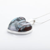 Heart Larimar Specimen Pendant, Juno