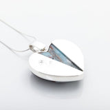 Heart Larimar Specimen Pendant, Juno