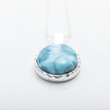 Larimar Oval Pendant, Hazel