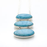 Larimar necklace silver