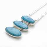 Larimar necklace silver