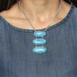 Dominican Larimar necklace silver