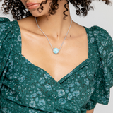 Larimar Round Bead Cecile - M