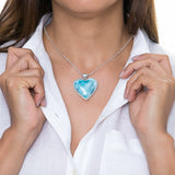 Larimar Heart Pendant, Hilda
