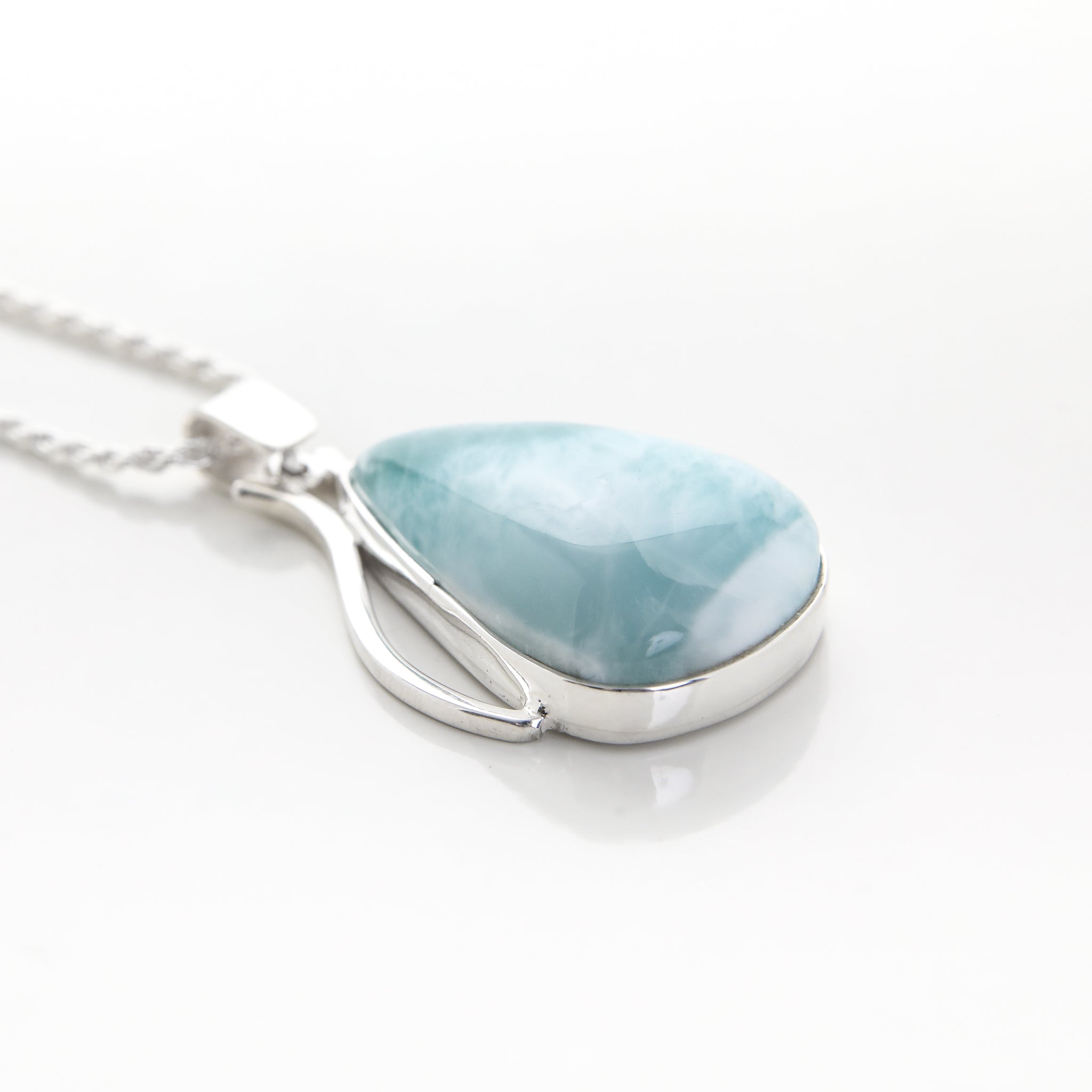 Larimar Pendant CLOUD LI | Artisan Jewelry | Larimar Jewelry Punta Cana