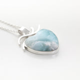 Heart Larimar Pendant CLOUD XLVIII