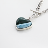 Heart Shaped Malachite Charm