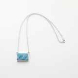Larimar Square Necklace