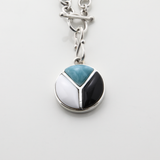 Pearl and Cow Horn Charm
