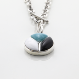 Pearl and Cow Horn Charm