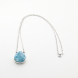 Larimar Pear Necklace