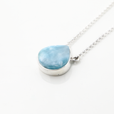 Larimar Pear Necklace