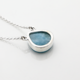 Larimar Pear Necklace