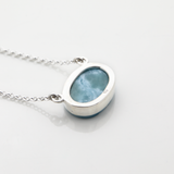 Larimar Oval Shaped Necklace