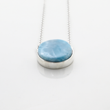 Larimar and Silver Necklace
