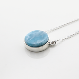 Larimar and Silver Necklace