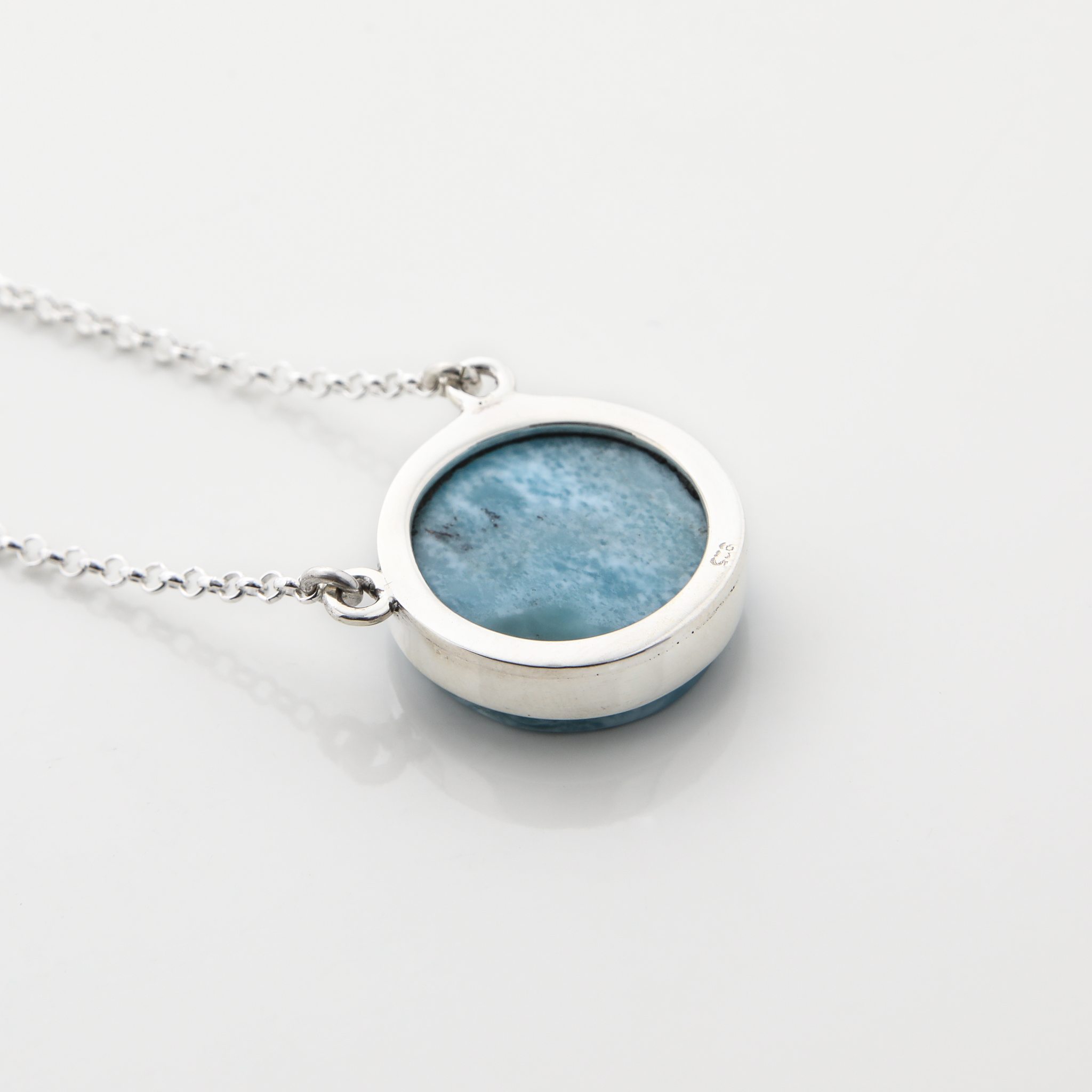 Larimar and Silver Necklace