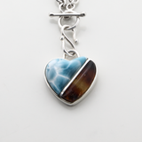 Amber and Larimar Charm