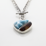 Amber and Larimar Charm