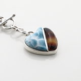 Amber and Larimar Charm