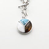 Larimar and Silver Charm