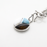 Larimar and Silver Charm