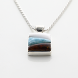 Larimar Mosaic Pendant II
