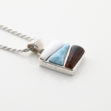Larimar Mosaic Pendant II