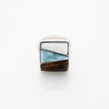 Larimar Ring Mosaic