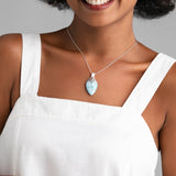 Larimar jewelry pendant