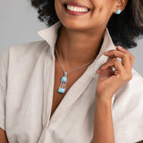 Larimar Pendant Francesca by The Larimar Shop
