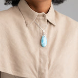 Larimar Sterling Silver Pendant