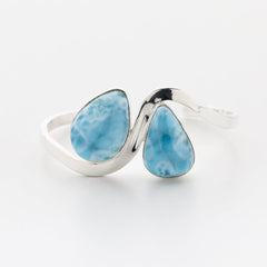 Larimar Cuff Bracelet, Esau Twins