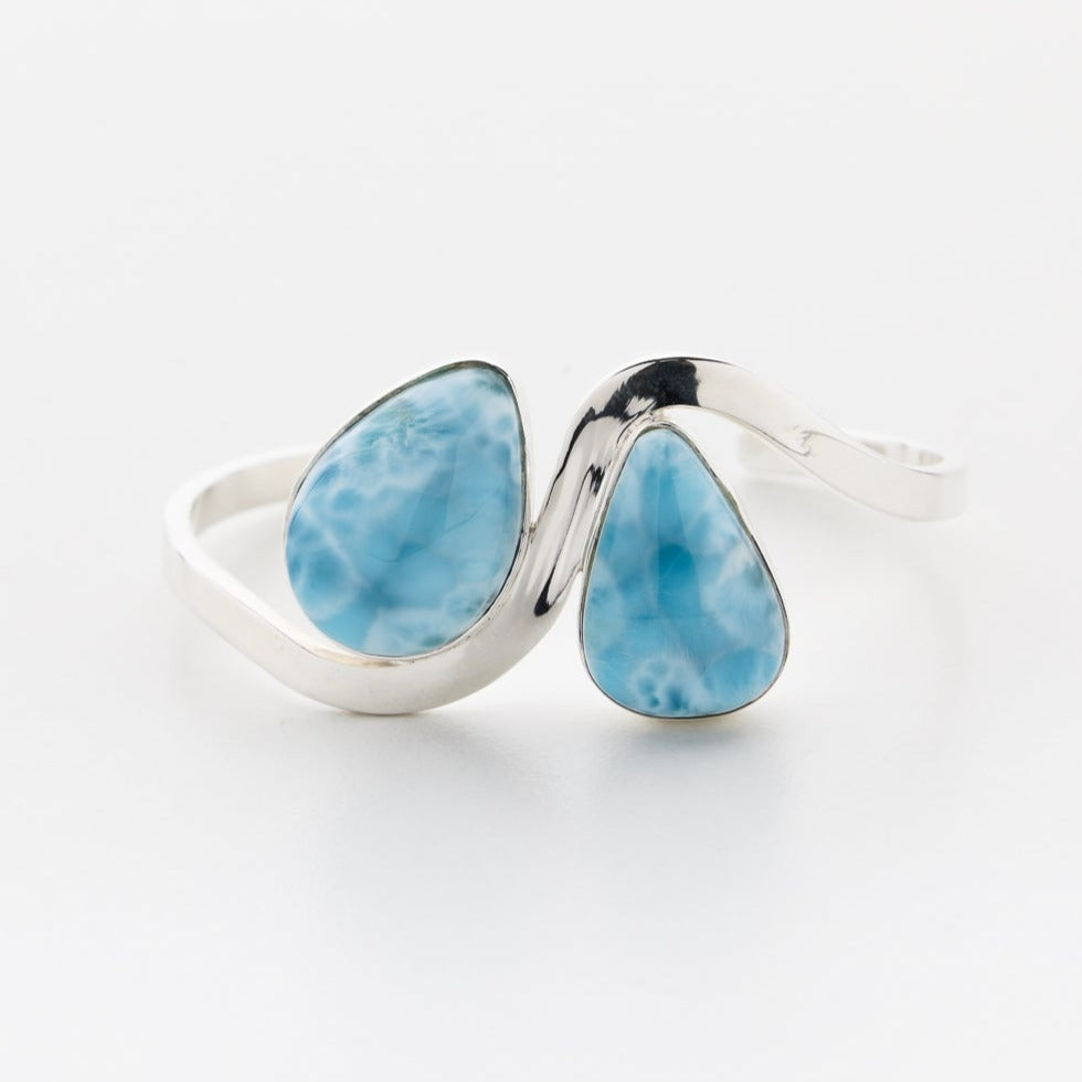 Larimar Cuff Bracelet, Esau Twins