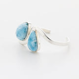 Larimar Cuff Bracelet, Esau Twins